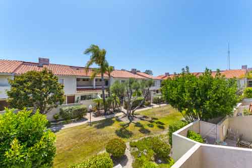 gated community of Park Plaza townhomes in Old Torrance